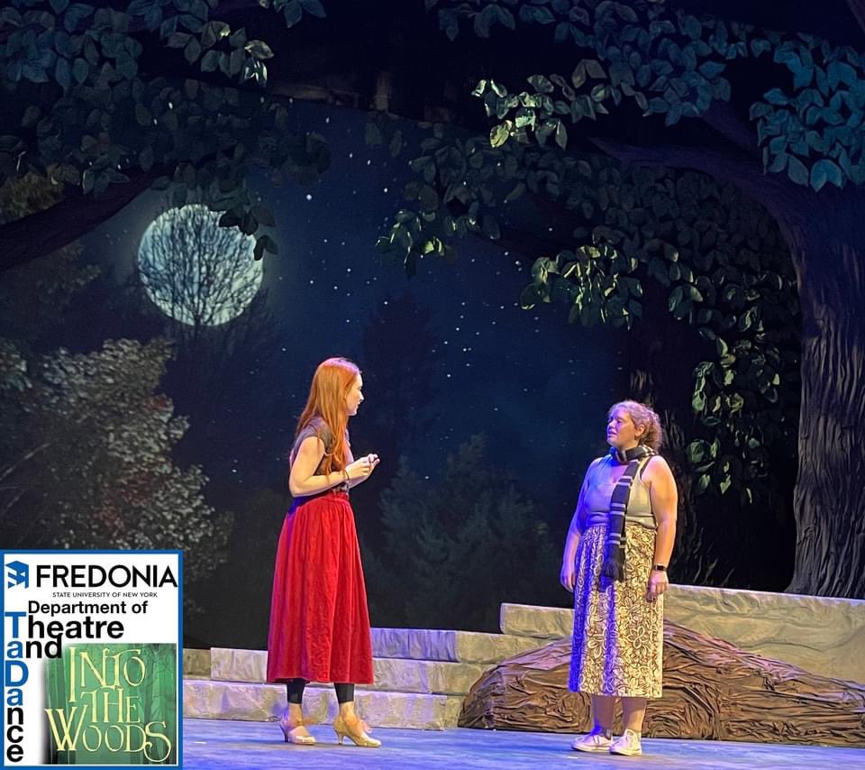 FredoniaTADA's tweet photo. Into the Woods goes into Tech!

Calan Britz - Technical Director
Nax Sidoni - Lighting Designer
Juniper Stuart - Projection Designer
Alexis Orwick &amp; Czerton Lim - Scenic Designers

Marvel Theatre - OCT 21, 22, 23, 27, 28, and 29...
Use the link in our bio to get your tickets now! https://t.co/SByIcleTMV