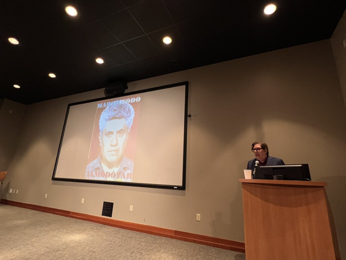 lulasff's tweet photo. It was a full house yesterday @LawrenceUni for Javier Guerrero’s talk and screening of Pedro Almodovar’s film Parallel Mothers. A big thanks to prof. Guerrero and to our wonderful audience 👏🙌 https://t.co/heSjPtEyy2