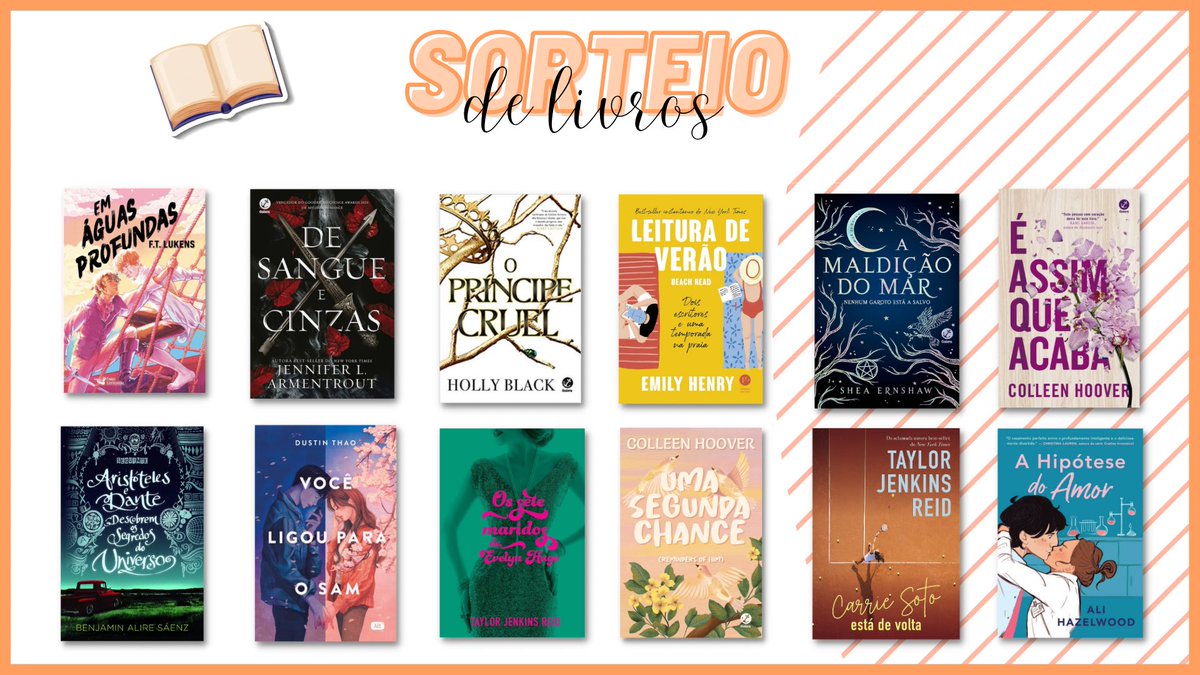 literapromos's tweet image. 📚 Sorteio de Livro

📘 Prêmio: um dos livros da imagem ou qualquer outro livro de até R$30,00.

📌 Regras:

• Siga @LiteraPromos 
• FAV e RT nesse Tweet
• FAV e RT no Tweet Fixado atual
• Comente o livro desejado

* Não coloquem prints dos rt’s.

O resultado sairá dia 22/10.