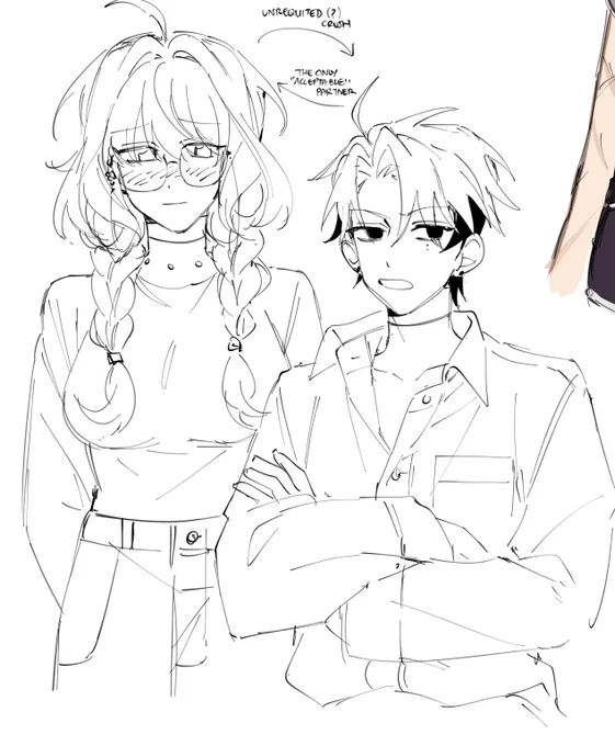 just some oc stuff teehee (probably delete later) 