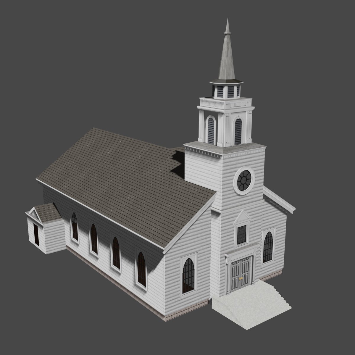 Crtr_WO_Species's tweet photo. Once again, side hustlin' has taken gamedev time away this week, but here's a WIP shot of Pike's Landing's church for #ScreenshotSaturday

#TerrorHighGame | #IndieDev | #Sprytile https://t.co/pkZeEMBIhS