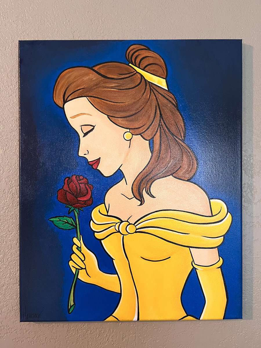 menchacaart's tweet photo. Finished this painting🌹 #BeautyAndTheBeast #fanart https://t.co/Rj9VmOYJ1f