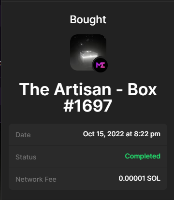 GuN_aph's tweet photo. #theartisansweep @The_Artisan_NFT A new box for my collection!!! https://t.co/u4ESv1GFaT