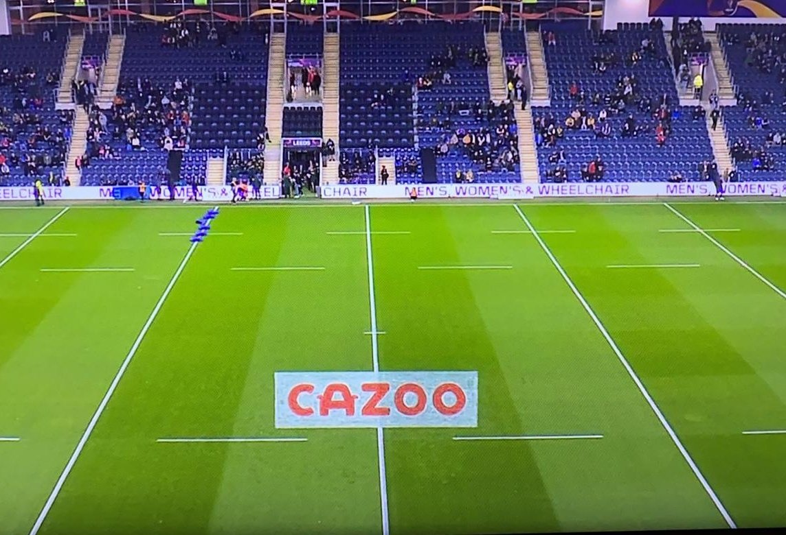 makeit_HD's tweet photo. And in true HD style, we don't just brand inside / outside the stadium... We bring real brand impact ON THE PITCH too! #makeitHD #teamHD #HDsports #3DAdvertising #RLWC2021 #RLWC #RLWC2022 https://t.co/AXteAETKTu