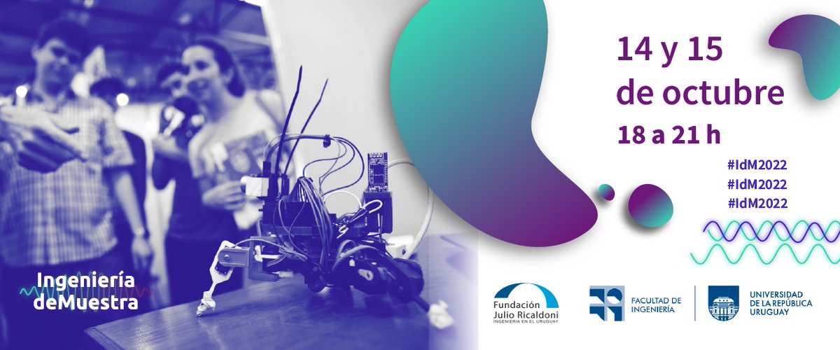 RCU_CX1AA's tweet photo. El RCU en #IdM2022 Ingenieria deMusetra de la #fing, que celebra los 100 años de la radio en Uruguay. Hoy Sábado de 18 a 21 hs. https://t.co/FvkRvrvoNi