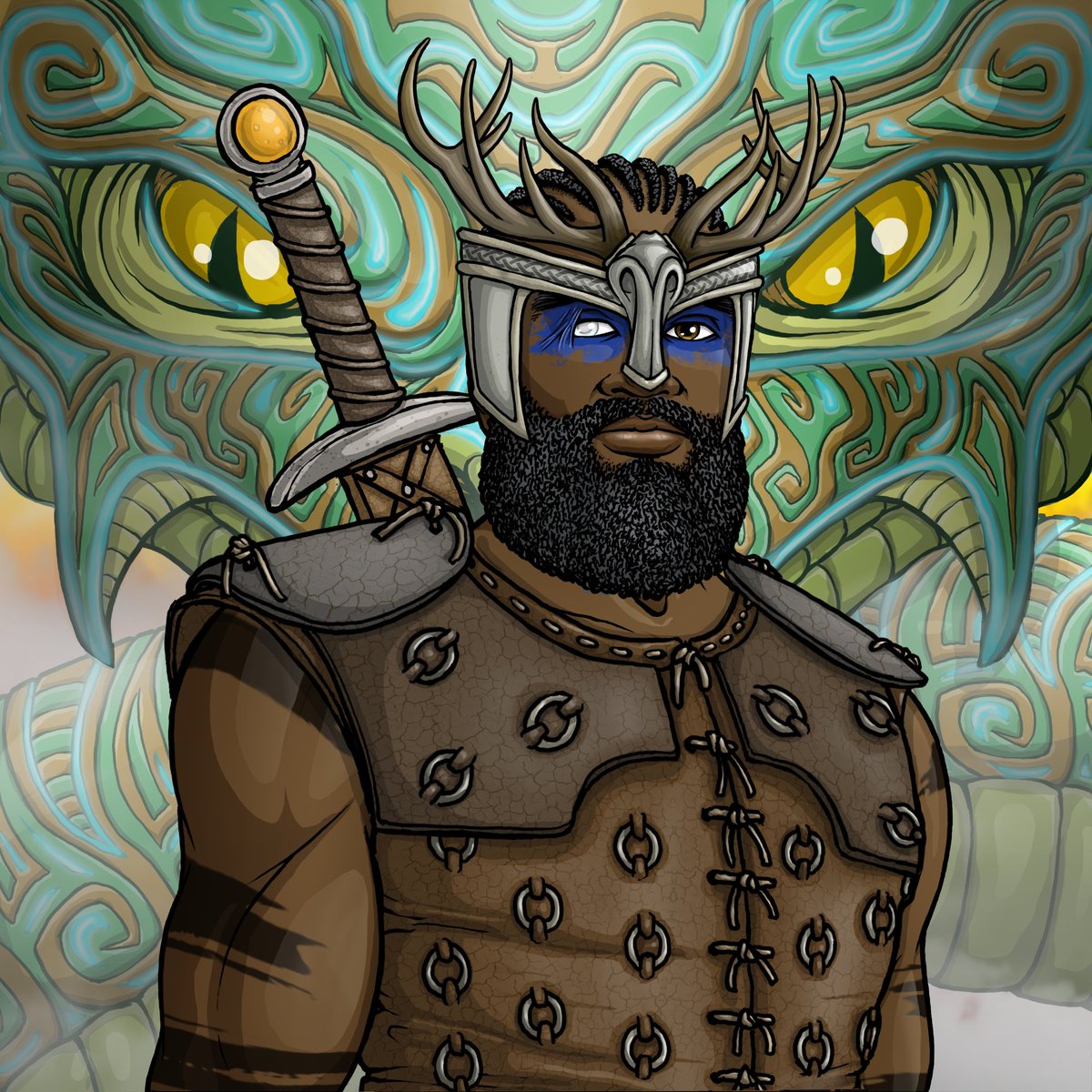 While he survived his last encounter with the serpent, it came at a high price.👀

Next time, he'll be ready to return the favor.

#HeathenArmy ⚔️ #SolanaNFT