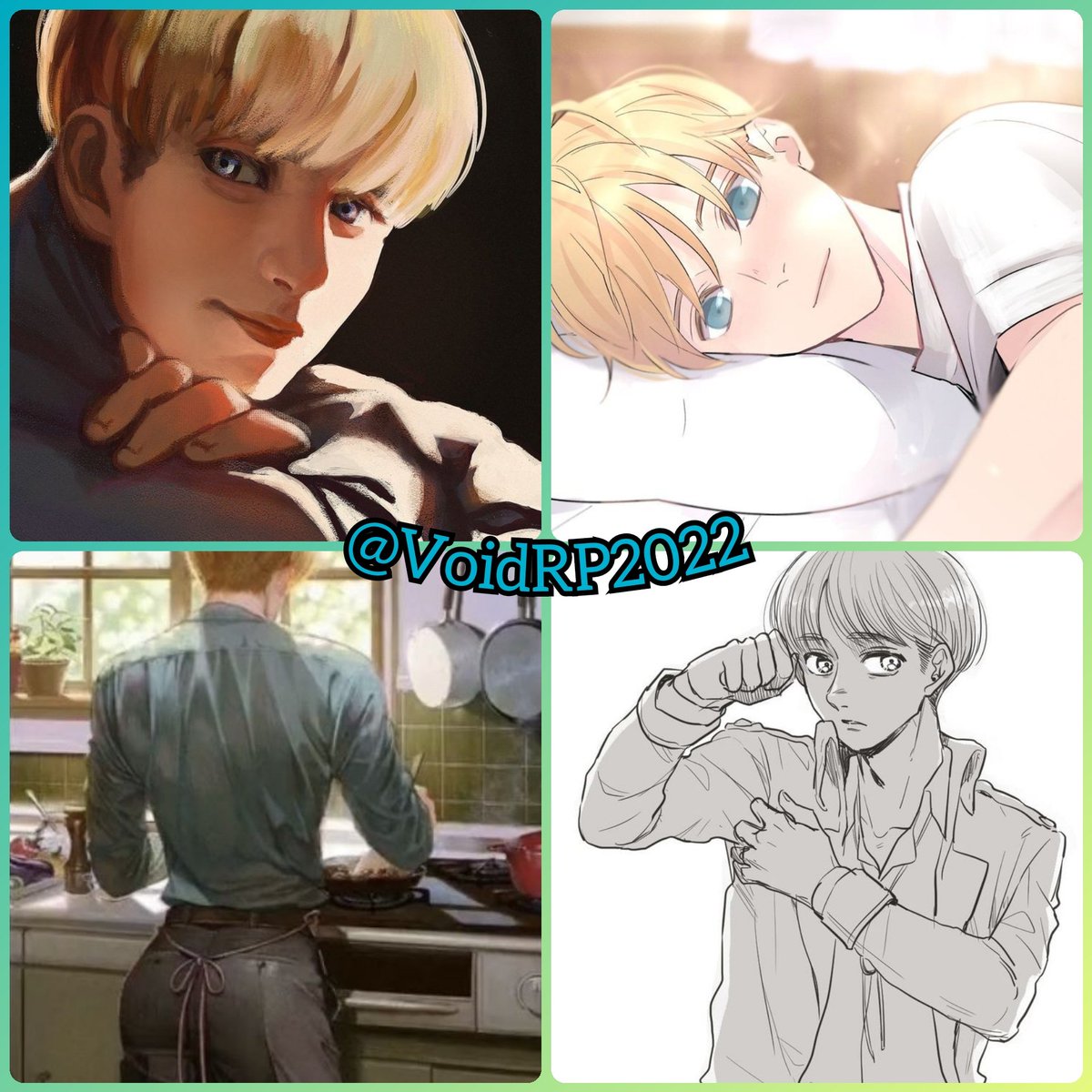 +°FIJADO°+
Cuenta de roleplay de Armin
-todo tipo de rol
-friendly usser
-DM siempre está abierto (tardo un poco en responder)
-pocas ilustraciones son mías, si el autor quiere que borre algo avíseme