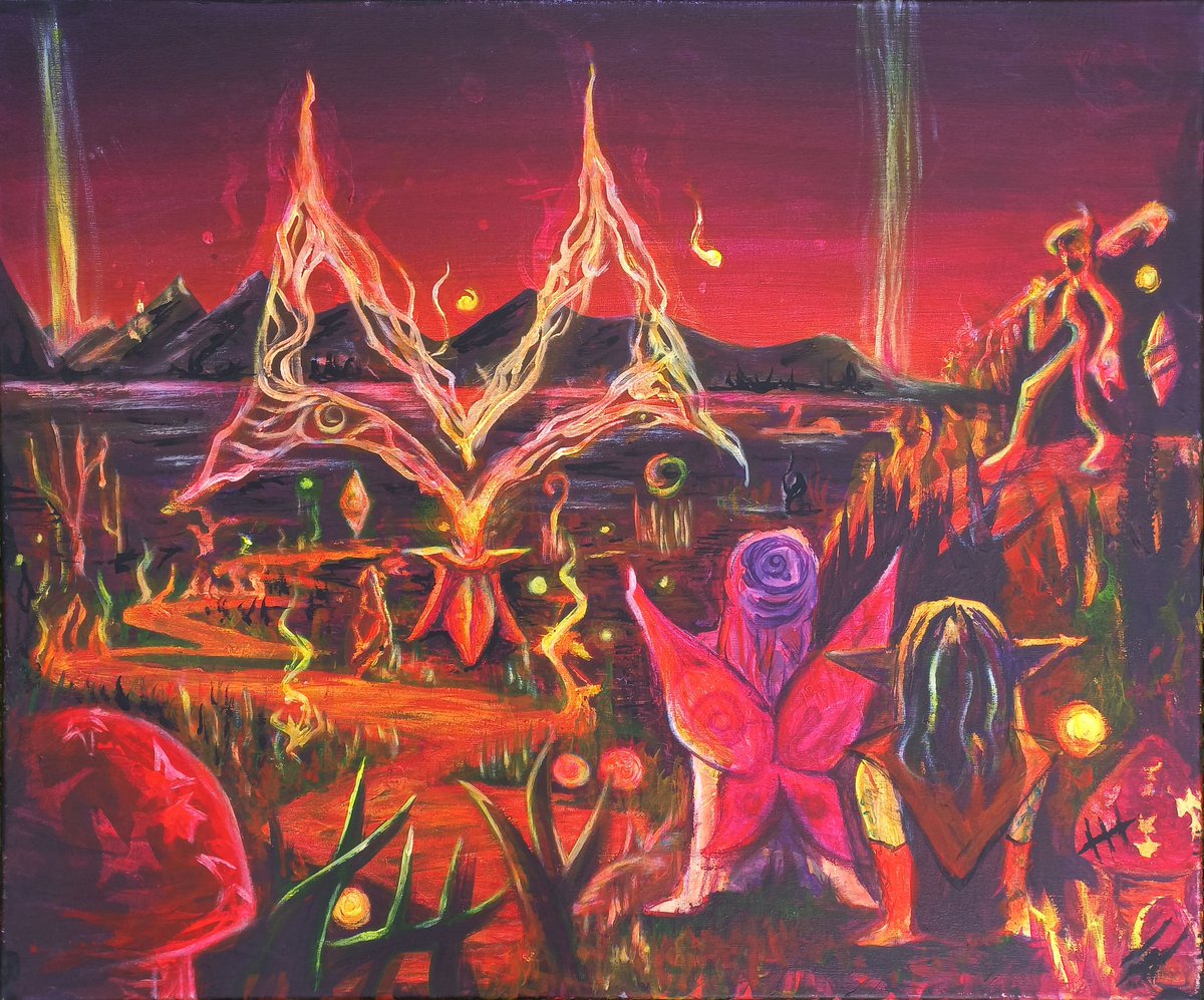 thuertho's tweet photo. SULFURO FAIRY 
#painting #ArtistOnTwitter 
ACRILIC 50×70 https://t.co/9xfheCAm2j