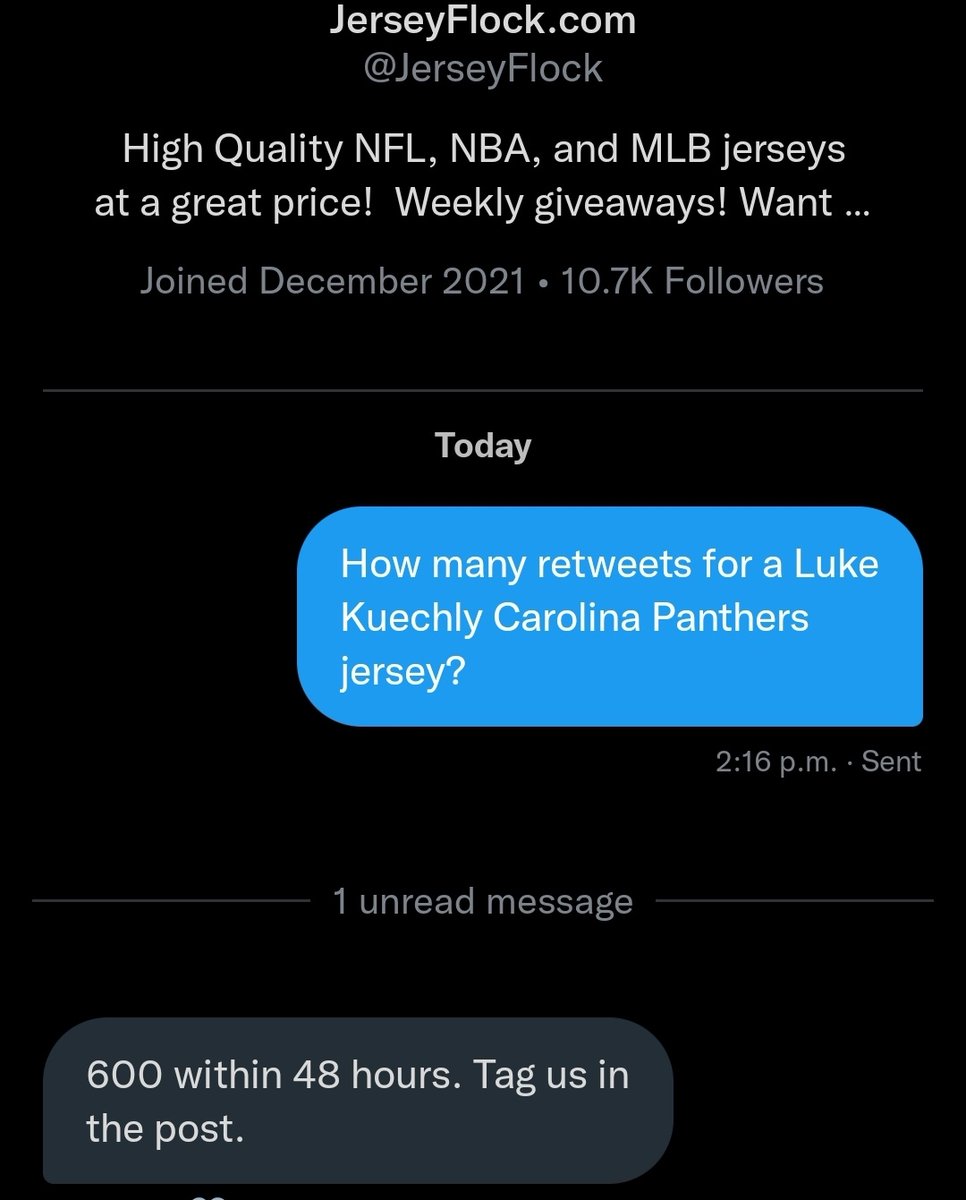 Nealerrr's tweet image. .@JerseyFlock has given 48 hours to get 600 retweets for a @Panthers @LukeKuechly jersey! My absolute all time favorite player, and the reason I started watching football/became a Panthers fan. #KeepPounding
@CatCraveBlog @4ourmanrush @Nat_NFLDraft @CarolinaHuddle
