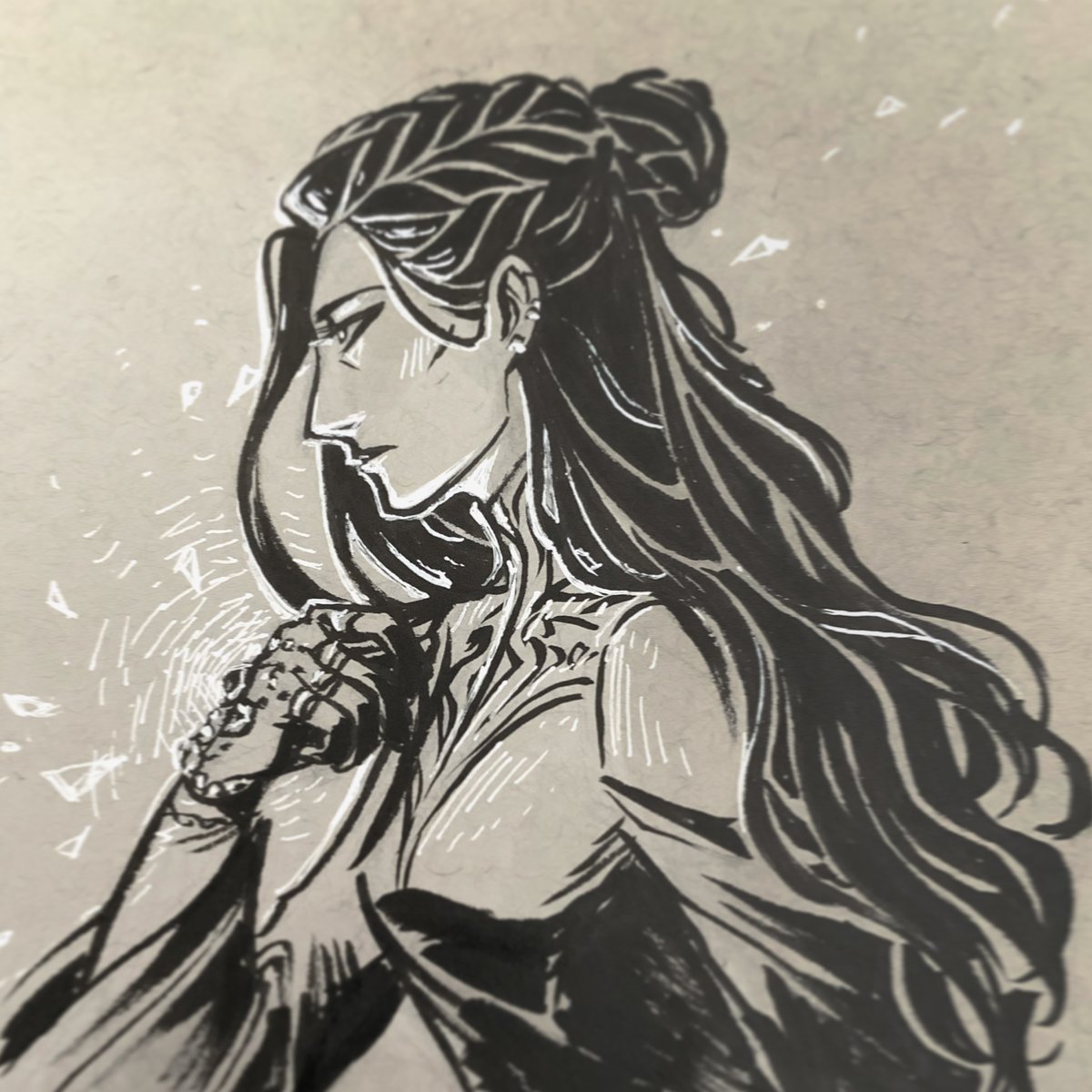 Jasnah Kholin, queen of my heart 💖 #cosmereinktober