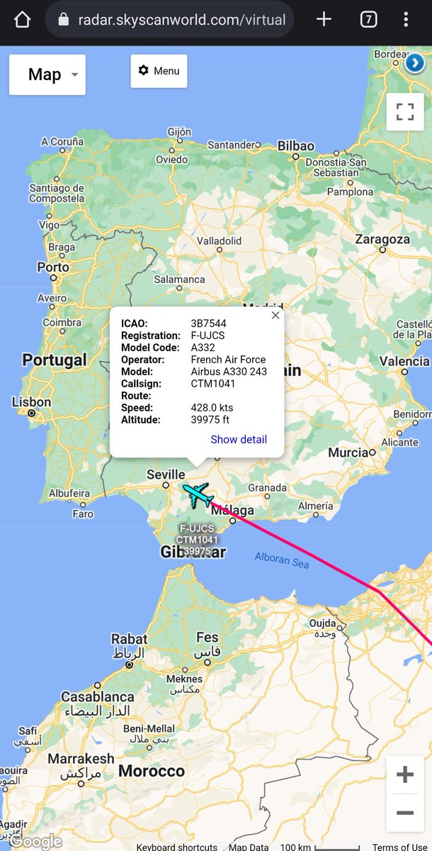 scan_sky's tweet photo. French Air Force 🇫🇷 - Airbus A330-243 - F-UJCS - #CTM1041
Inbound To Faro Airport 🇵🇹 From Diori Hamani International Airport, Niger 🇳🇪 https://t.co/0lsaqTUeBE