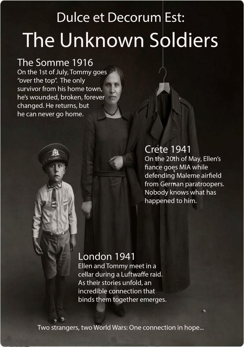 Back on stage with the highly-praised 2018 Edinburgh sell-out. 18th-22nd October at the Lion&amp;Unicorn theatre.

Two strangers. Two World Wars. One incredible connection in hope

Tickets: thelionandunicorntheatre.com/whats-on

<a href="/emiliemaybank/">Emilie Maybank</a> @PGritzapi <a href="/LandUTheatre/">Lion & Unicorn Theatre</a> <a href="/polymorph_uk/">Polymorph Theatre</a> <a href="/pubtheatres1/">LondonPubTheatres</a>