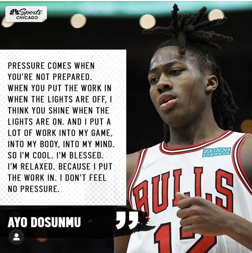 Loved this from @IlliniMBB alum/Chicago Bulls guard Ayo Dosunmu