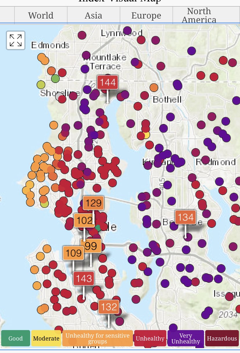 Seattle Weather Blog on Twitter "Air quality is worse the further away