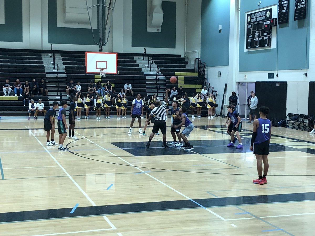 Having fun this Saturday morning with our middle school sports. Go Tritons!