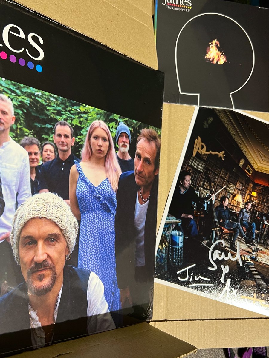 ndsutton's tweet photo. Thanks @RealTimBooth worth the wait just to hear All Good Boys @wearejames https://t.co/8pLxLP43Rh