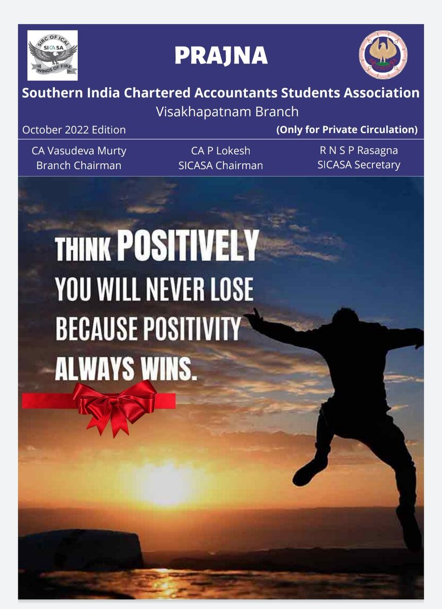 Shashik77884736's tweet photo. My first article is published in ICAI news letter.Happy to share.
#icai #newsletter #caunknowns #cashashikanthreddy #icainewsletter #studentsassociation #sicasa #sirc #hyderabad #charteredaccountant https://t.co/Bqby21F56c