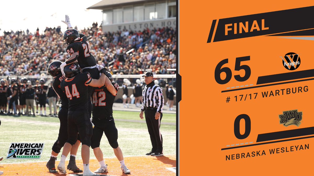Wartburg Athletics on Twitter "Knights win! 🔥 No. 17/17 Wartburg 65
