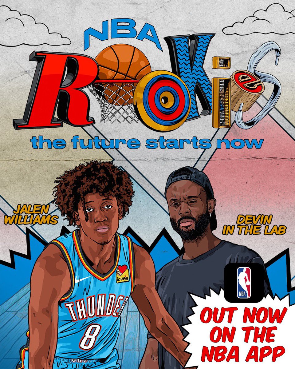 NBA's tweet photo. Get a behind-the-scenes look at Jalen Williams’ journey to the NBA. 👀

Ep. 3 of “The Future Starts Now” is live now in the NBA App!

Watch Here ➡️ https://t.co/IDZthylWIP https://t.co/TasNpodnLx