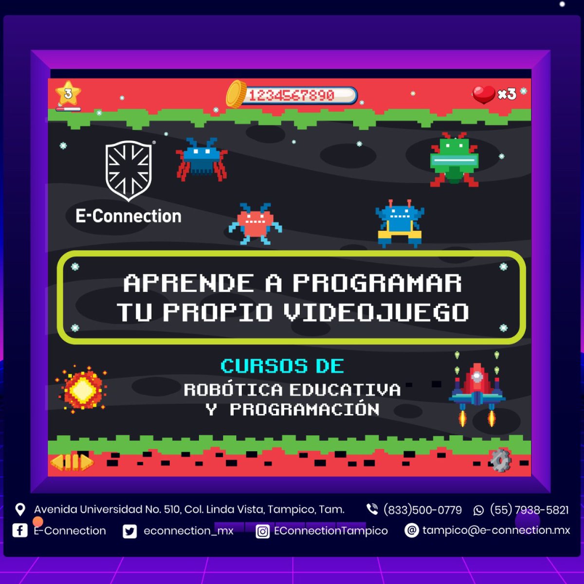 La creatividad es interminable y los juegos educativos ayudan en gran medida a estimularla, en E-connection te ofrecemos cursos de Diseño 3D para ayudar a mejorar y potenciar las habilidades de tus hijos. 

#econnection #robóticaeducativa #techgeneration #nativosdigitales