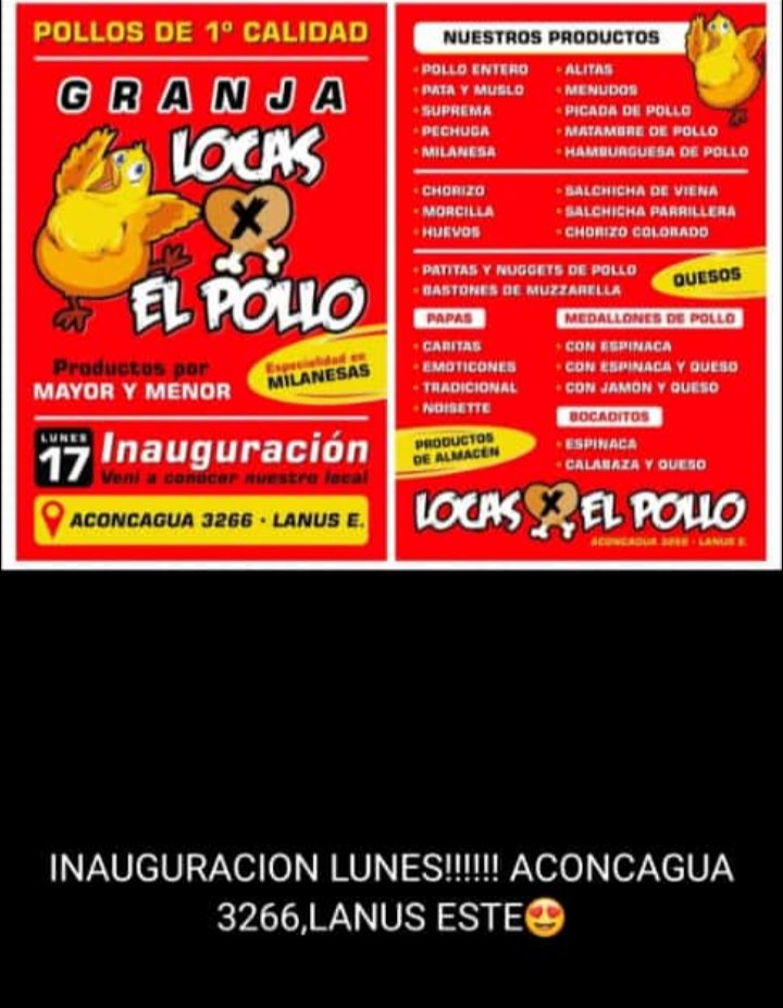 lorenamonzon202's tweet photo. TE ESPERAMOS
LUNES 17 DE OCTUBRE
ACONCAGUA 3266 LANUS https://t.co/rozc2hoC7C