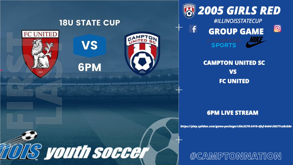 Watch our 05 Girls take on FC United live for a chance to advance to the State Cup Quarterfinals!

play.spiideo.com/game-package/c…