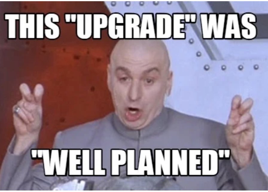 Weekend upgrade of #proxmox research compute cluster completed without issues, nice when it all goes to plan.