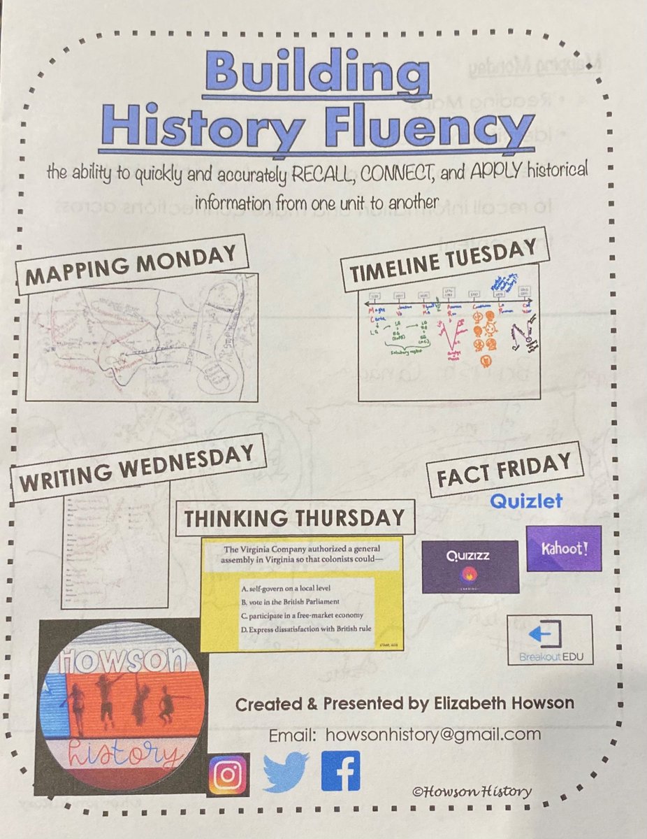 kennemer_robert's tweet image. Engaging students while also providing adequate structures and supports is one of the great challenges when teaching middle school social studies. @Howsonhistory identified powerful strategies to get students thinking, talking, and writing about history everyday! #TXCSS2022
