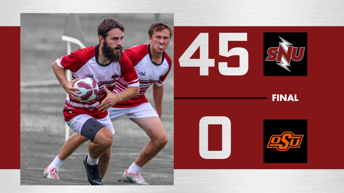 snu_rugby's tweet photo. 𝗦𝗵𝘂𝘁𝗼𝘂𝘁💪

Men easily take care of Oklahoma State 45-0!

#BoltsUp⚡️ https://t.co/eeztpeOONm