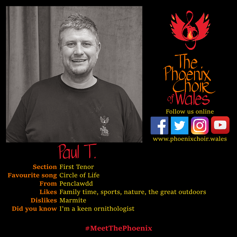 Phoenix_Choir's tweet photo. IT'S TIME TO #MeetThePhoenix

A few years ago we ran a series called #MeetThePhoenix where we introduced you to each of our choristers. After a few tricky years, we're proud to say our numbers have started going up - and are continuing to grow!

It's time to meet Paul T 🙌 https://t.co/nAD6LrCA7R