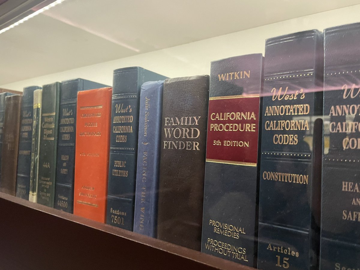 culpk's tweet photo. A use for law books.  Seen at @calacademy https://t.co/2ss62bFSv1