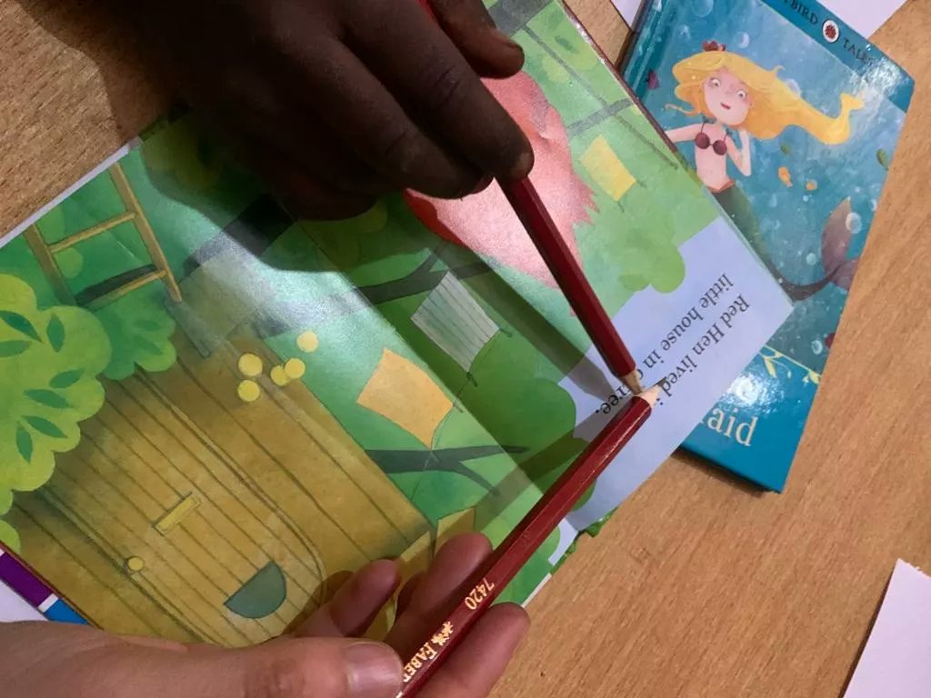 Today's play based literacy activities with our students to promote their reading and writing skills while having fun at the same time📚  Thank you @lalhschke for your support #earlyliteracy #KenyaReimaginED