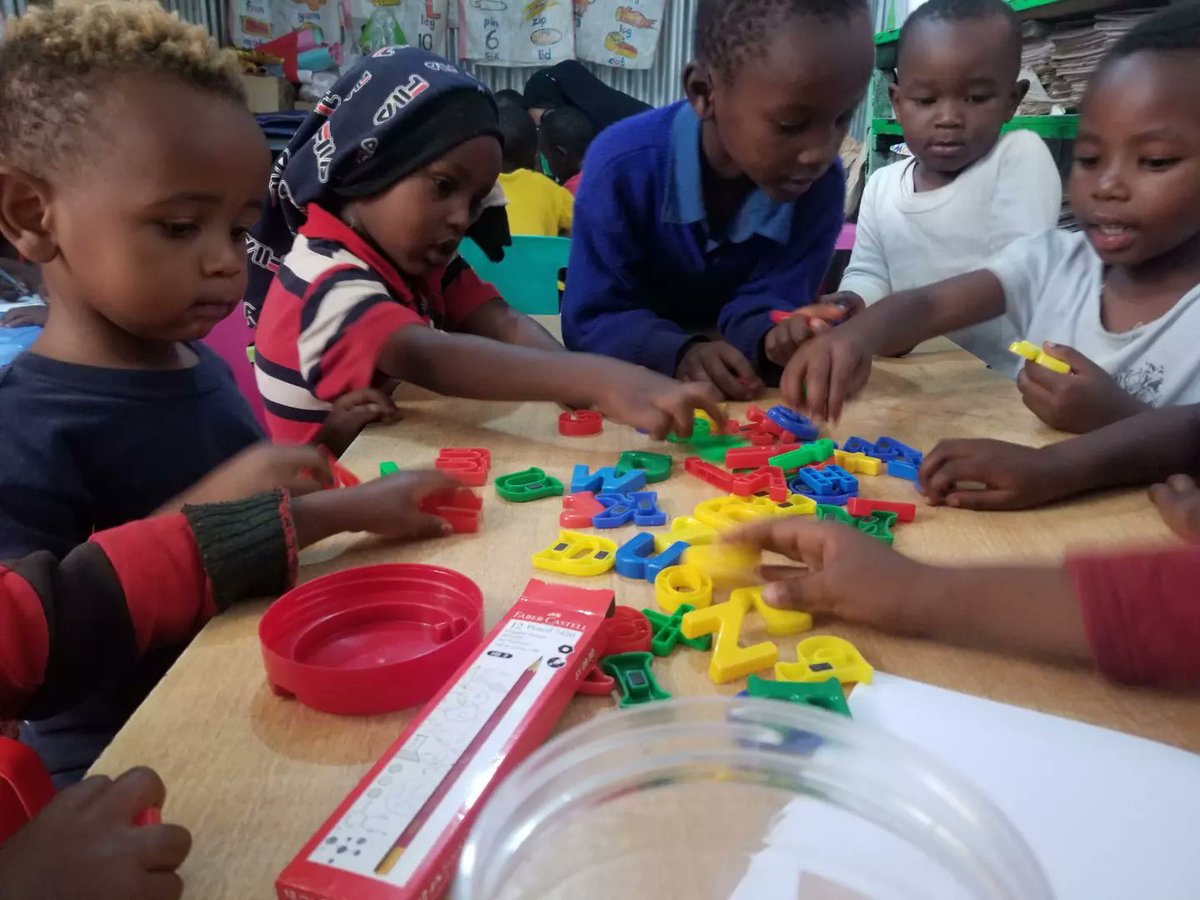 FanikishaElimu's tweet photo. Today's play based literacy activities with our students to promote their reading and writing skills while having fun at the same time📚  Thank you @lalhschke for your support #earlyliteracy #KenyaReimaginED https://t.co/1nz9SyoXjF