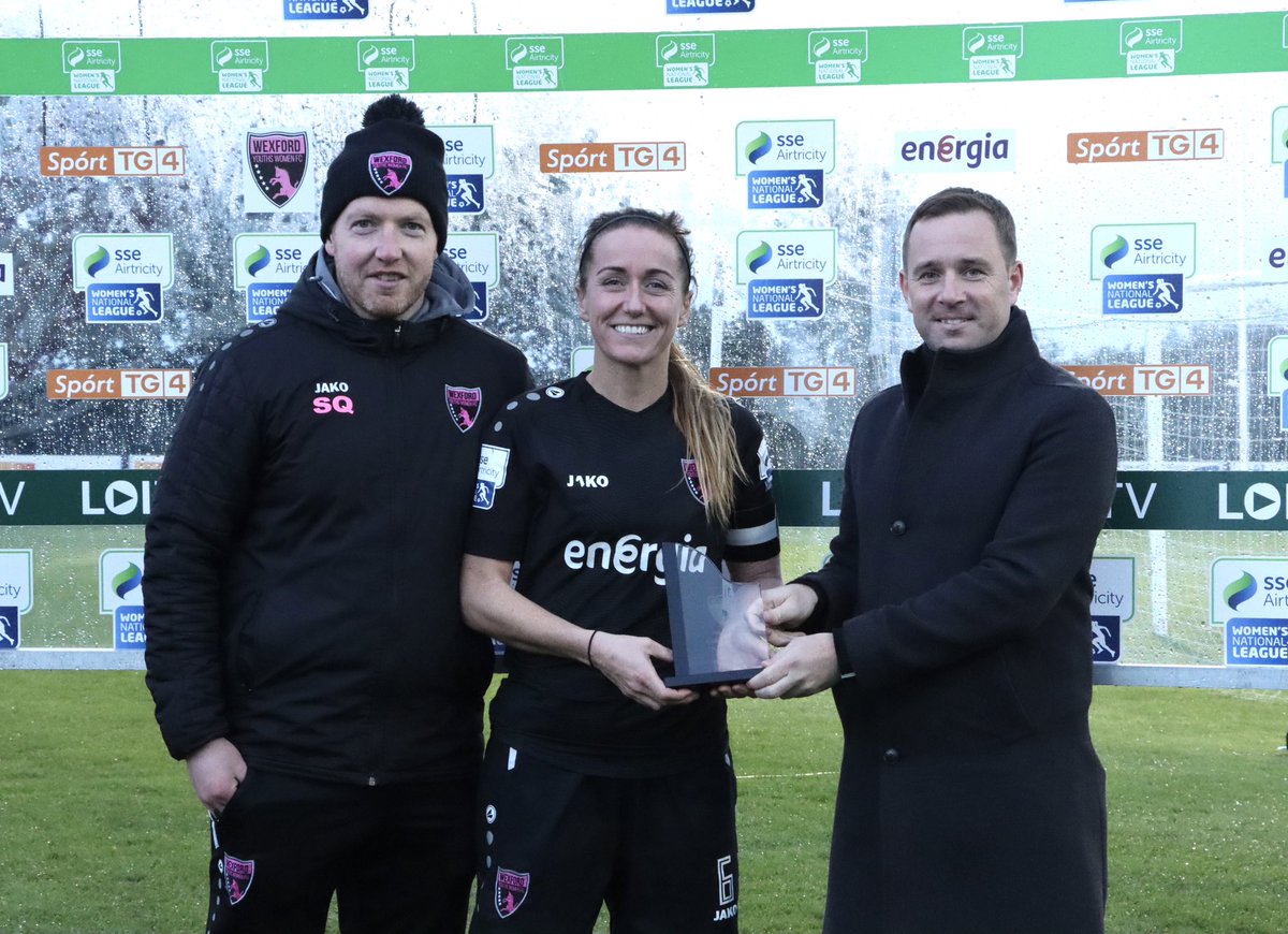 Wexford FC Women (@wexfordfcwomen) on Twitter photo After the final whistle League of Ireland Director <a href="/markscanlon85/">Mark Scanlon</a> and Wexford Youths Women FC manager Stephen Quinn made a presentation to Kylie Murphy to commemorate her incredible goal scoring record at the club.
Kylie now up to 1️⃣0️⃣4️⃣ goals after this evenings hat trick. After the final whistle League of Ireland Director <a href="/markscanlon85/">Mark Scanlon</a> and Wexford Youths Women FC manager Stephen Quinn made a presentation to Kylie Murphy to commemorate her incredible goal scoring record at the club.
Kylie now up to 1️⃣0️⃣4️⃣ goals after this evenings hat trick.
