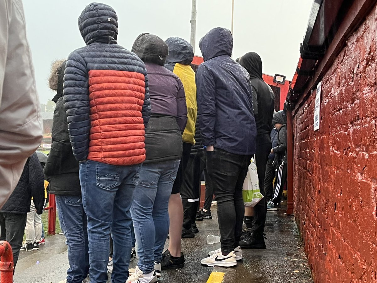 Football is still what we excel in, United Kingdom.

No flares no loudhailers needed - rather a rise &amp; fall of real emotion misery love…

Howling wind &amp; rain, punchups, sieges, scrambles, rainbows…did for us all  <a href="/WorkingtonAFC/">Workington AFC</a> 
(2 goals last minute to win)

FotoStuartRoyClarke
