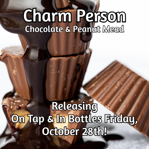SnFMeadery's tweet photo. This seasonal treat returns Friday, October 28th. Charm Person is like a chocolate peanut candy bar in a glass!
.
.
.
.
#scaleandfeather #scaleandfeathermead #mead #candybar https://t.co/6x4X5HuEx1