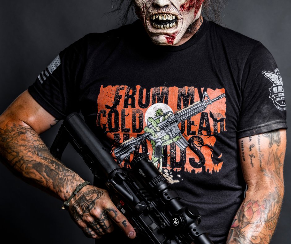 Wethepeoplehols's tweet photo. Zombie Tip #49: Always Double Tap 💥
https://t.co/xenVqtgNSA
Our Halloween collection is ready to ship and available for a limited time! Don't miss out and snag a Halloween shirt or hoodie today.👻
#halloween #halloweenshirt #halloweengear #guntee #gunshirt #ar15 #zombie https://t.co/Q5fqZ5J6CJ