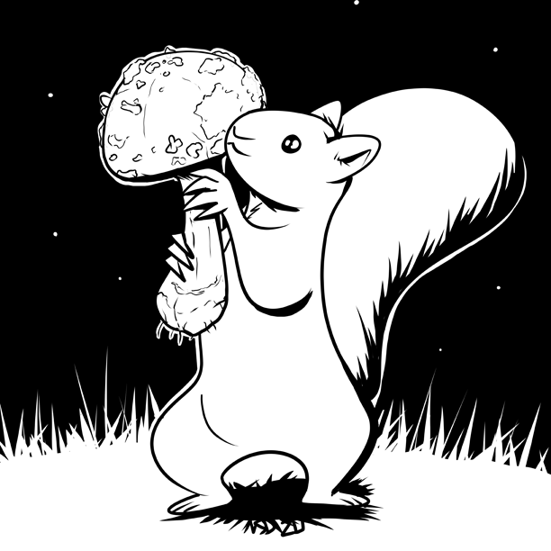 NSDIllustration's tweet photo. I heard that it's National Mushroom Day! Well then.... https://t.co/p9AAtlNDyt