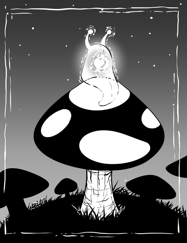 NSDIllustration's tweet photo. I heard that it's National Mushroom Day! Well then.... https://t.co/p9AAtlNDyt