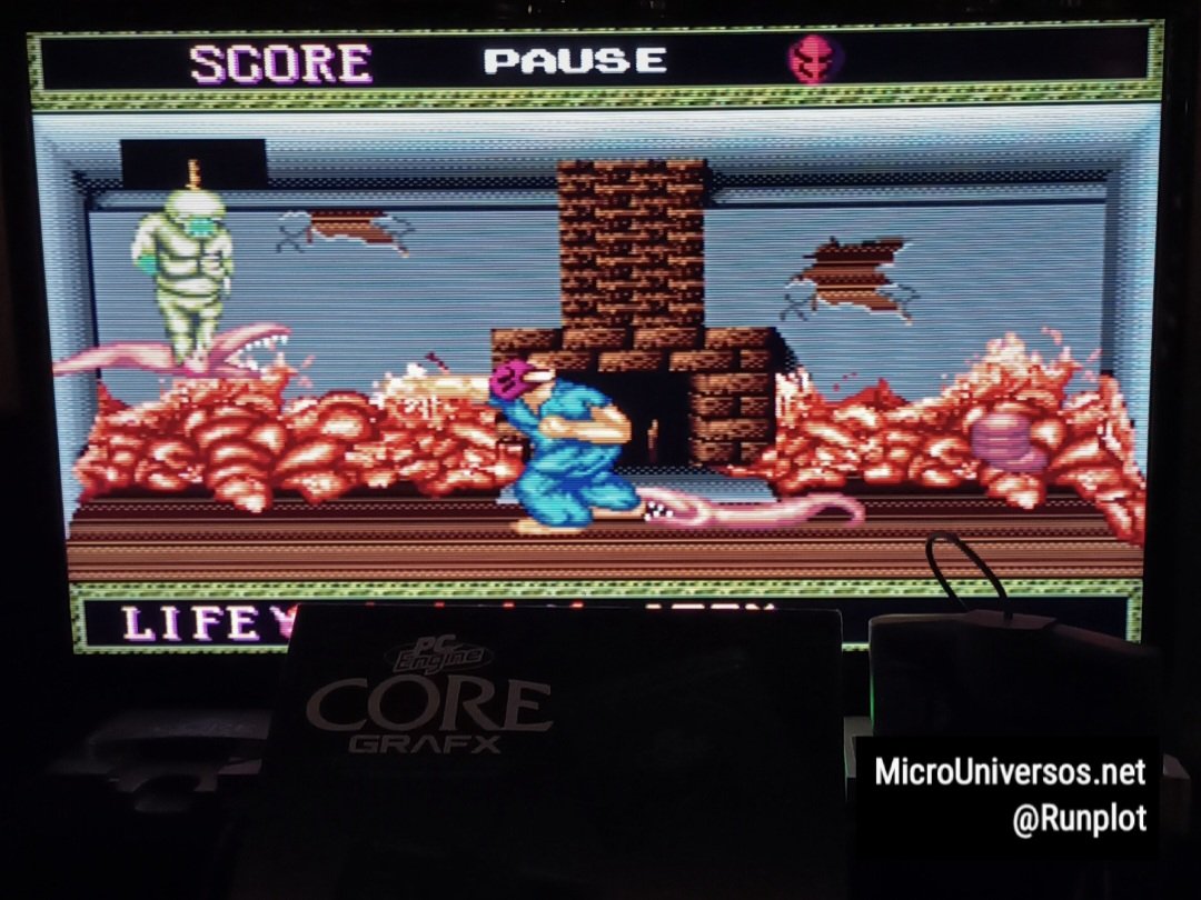 Runplot's tweet photo. Sesión de #retrogaming con la mini #PCEngine #Coregrafx #TurboGrfx y el impresionante #Splatterhouse !!!
#retrogames #games #retrogamer #gamer #80s #90s #Nostalgia https://t.co/G4linHjxlF