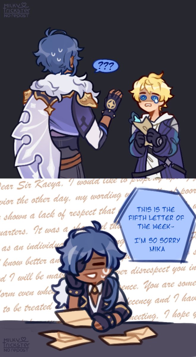 The teasing backfired! ʕ　·ᴥ·ʔ

#GenshinImpact #Kaeya