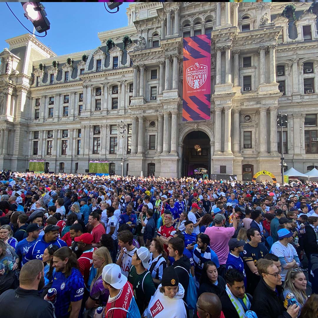 NBCSportsSoccer's tweet photo. Some of the best shots from Fan Fest day 1. #MyPLMorning https://t.co/o1SHkb1r4T