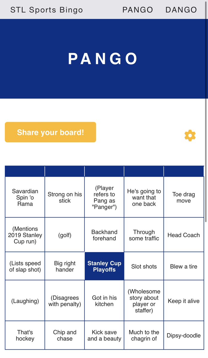 pangobingo's tweet photo. @Panger40 Are you as excited for a new season of #stlblues hockey and #pango as we are? https://t.co/LodaKZzMnh