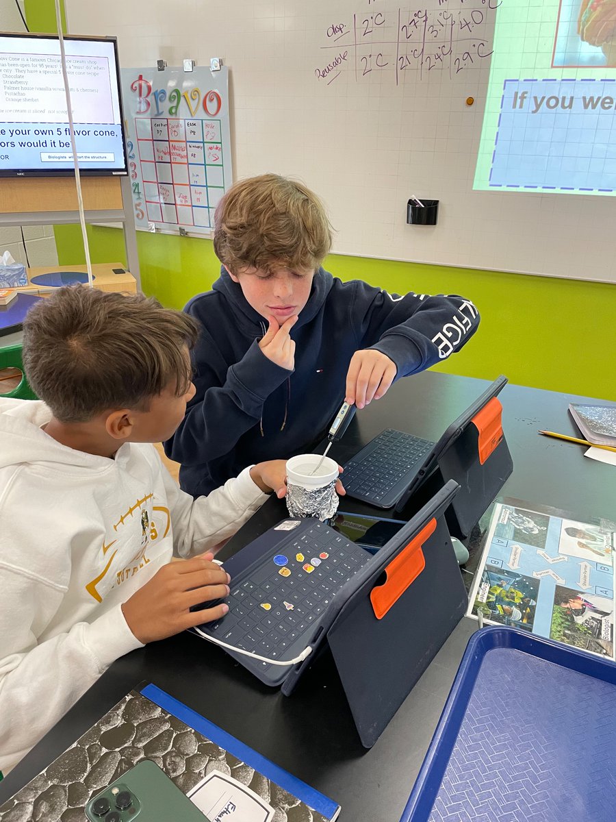 NadScience's tweet photo. Students testing out thermal energy loss in different cups. #inspire96 https://t.co/Zm7tXDcF6i