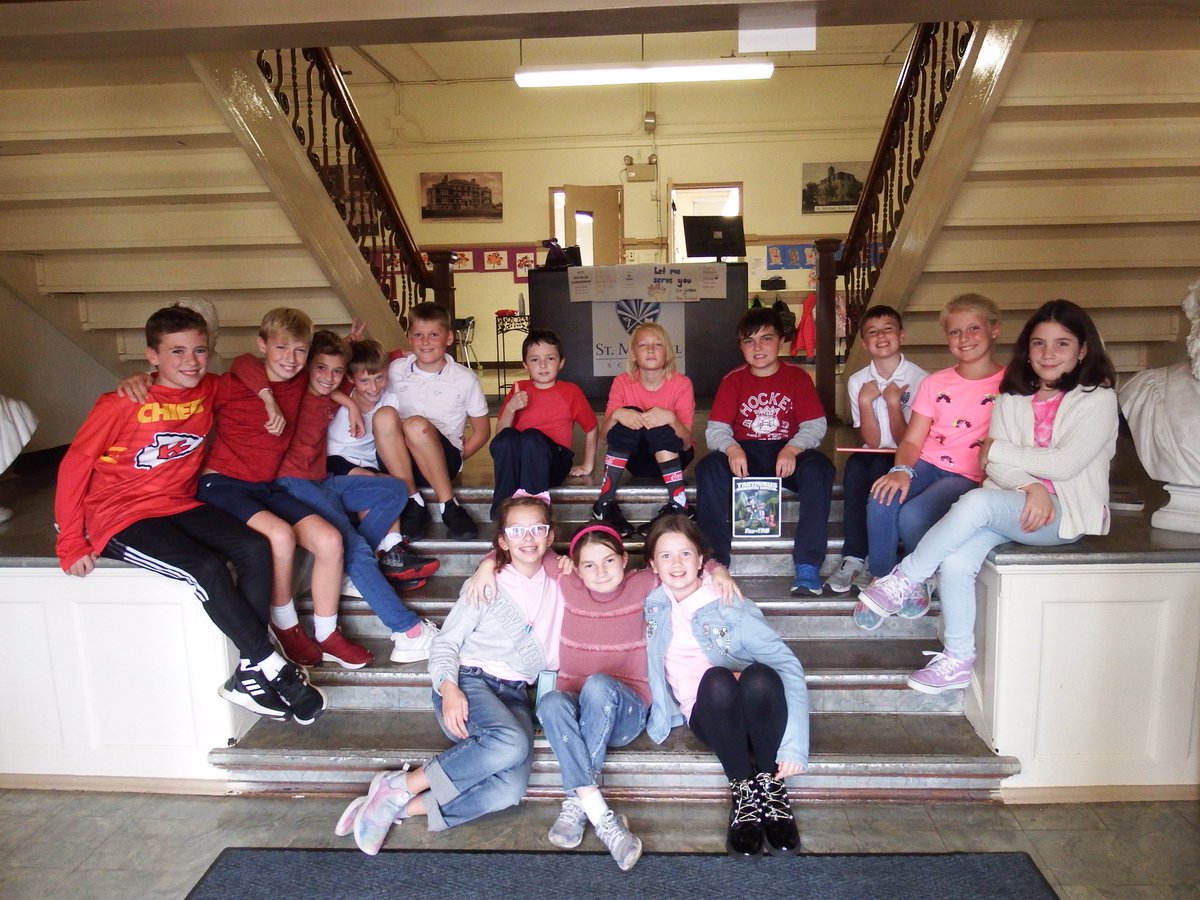 stmichaelsct's tweet photo. St. Michael School wore pink and raised money this week for breast cancer awareness! Pink never looked so good! #BreastCancerAwareness #BreastCancerAwarenessMonth #wewearpink https://t.co/Uxvjzf6VGd