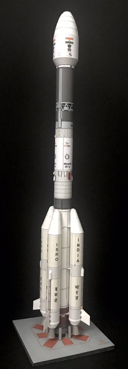 Axm61's tweet photo. For India rocket fans, here’s the GSLV MKII F10 model. This one has the first 4 m diameter ogive! MkIII OneWeb is coming soon! https://t.co/kejeLhb1DE https://t.co/FwamvU67QK