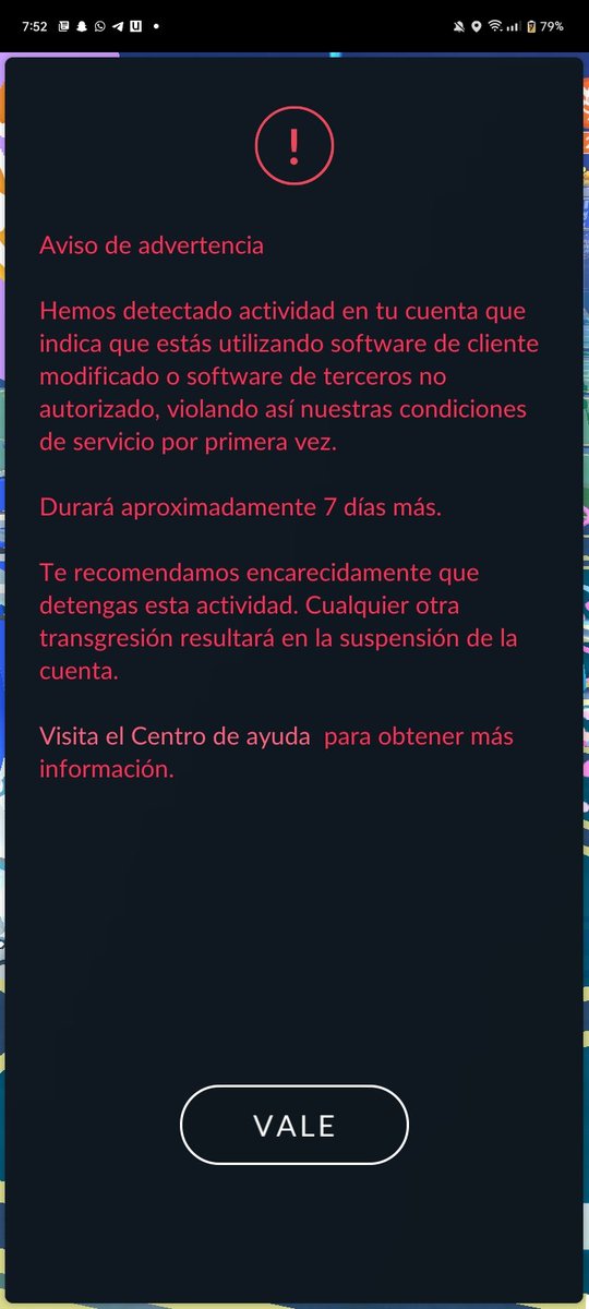 Mirmo83a's tweet photo. Nada más porque me fui a San Luis Potosí y allá abrí el juego, solo lo abrí una vez y hoy que llegó a Querétaro me encuentro esto, no se vale Niantic 😒😒 #PokemonGo #PoGo #Niantic #YaBastaNiantic https://t.co/2hYFJgrRg7