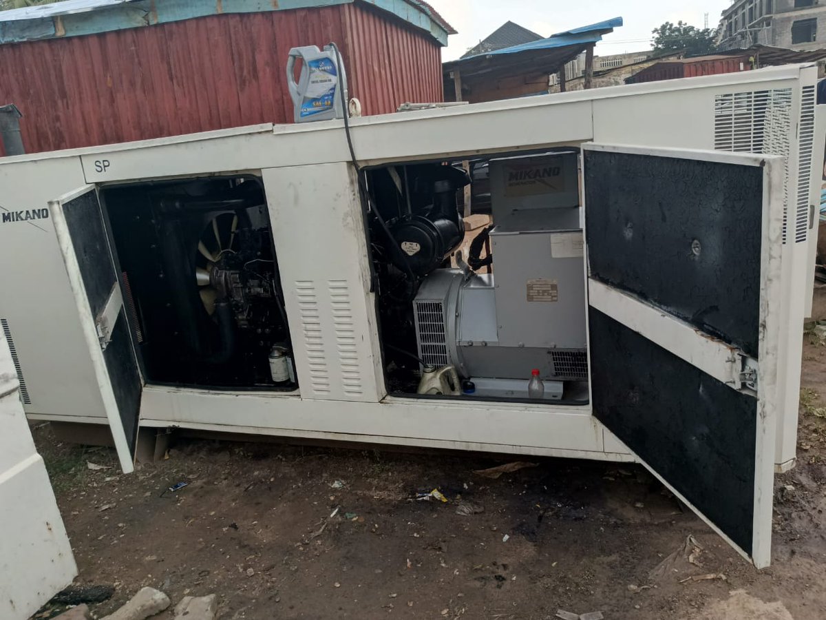 NiiftyQ's tweet photo. 150Kva MIKANO SOUND PROOF GENERATOR
5.5M
ABUJA
08128203053 https://t.co/JN33CLb8U7