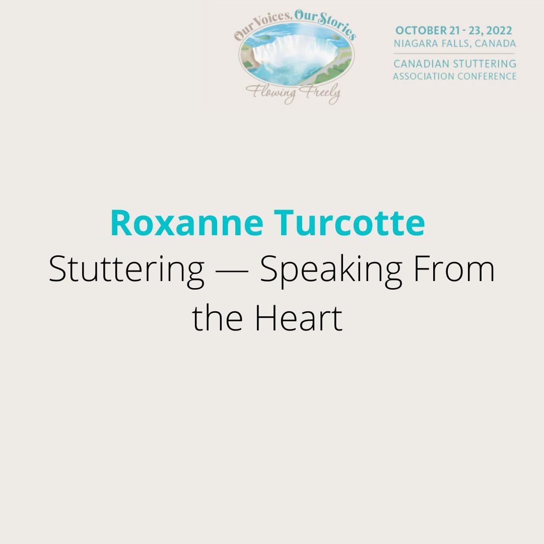 This workshop is a spiritual look at healing Roxanne will introduce a heart-centered approach to what may be hiding behind the stutter. She will share her story of trauma, and healing stuttering to fluency. Register here! stutter.ca/events/confere…