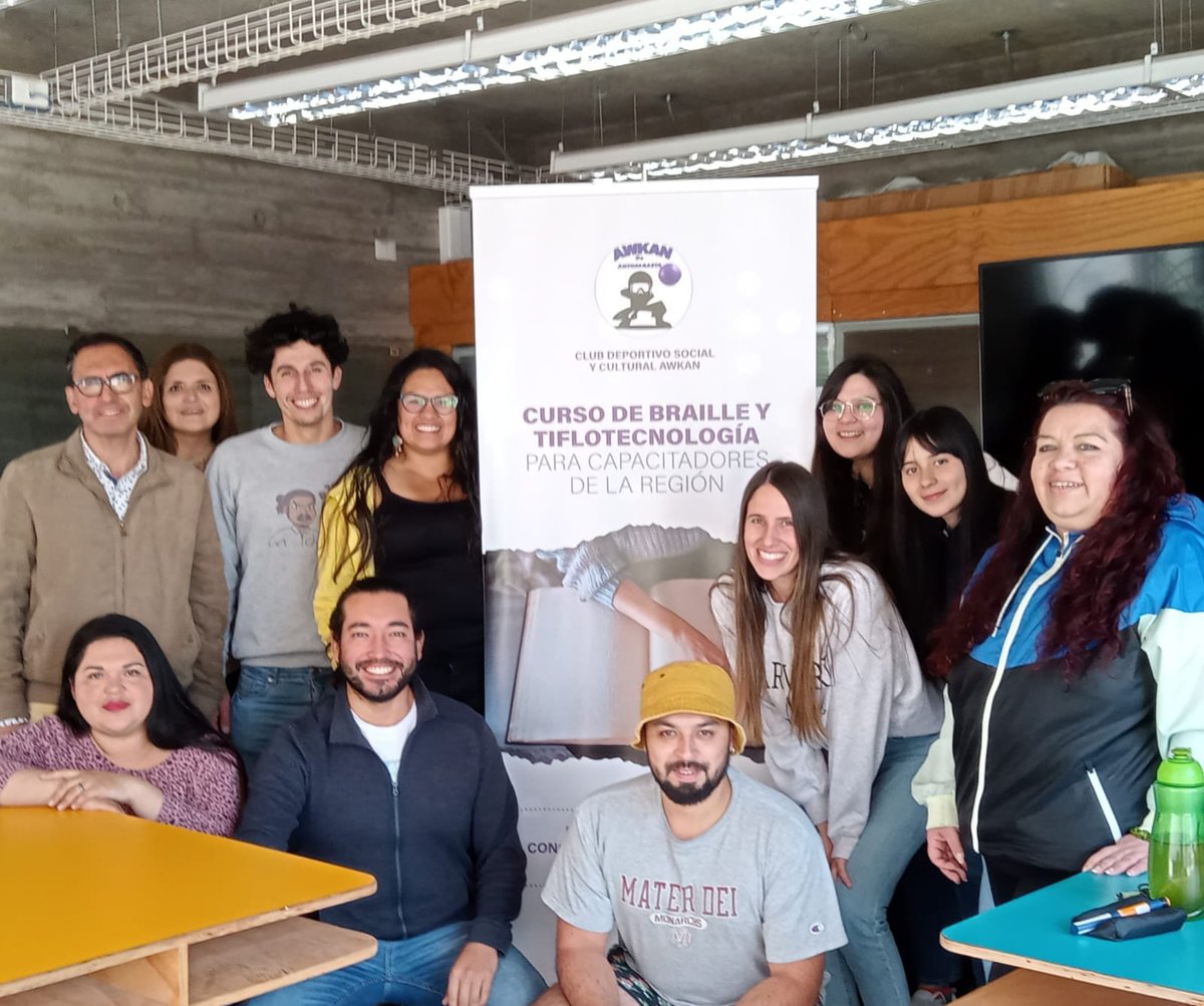 Senadis_Antof's tweet photo. Hoy @Senadis_Antof participa en curso de Tiflotecnología junto a profesionales de la Región de Antofagasta, gracias a COS 2022 de @fmescondida y #AWKAN
@senadis_gob
@UCNorte
@Dsocial_II
@SeremiSalud2
@cmds_antof
@ServSaludAfta
@Muni_Tocopilla
@mimejillones https://t.co/iXORz7s9dh